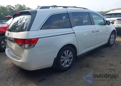 2014 Honda Odyssey Ex-L from USA, damaged, VIN 5FNRL5H60EB130518